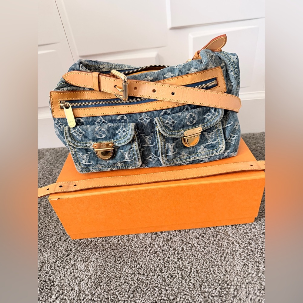 Louis Vuitton denim baggy pm
